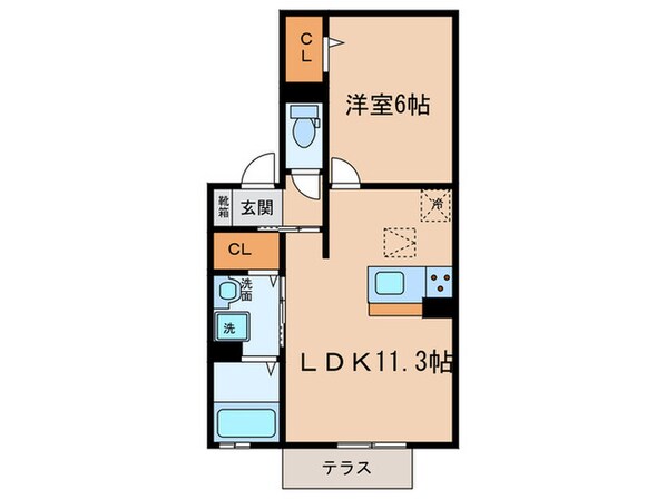 ミラコスタの物件間取画像